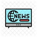 Television News Color Icône