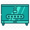 Television Password  Icon