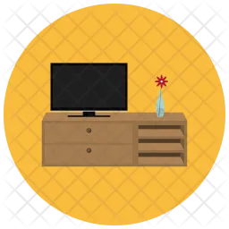 Television stand  Icon