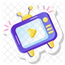 Television Sticker  Icon