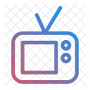텔레비전 TV 뉴스 앵커 아이콘