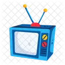 TV Television Dispositivo De Transmision Icono