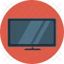 Televisor LCD Hogar Trabajo En Equipo Icono
