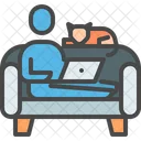 Work Home Couch Icon