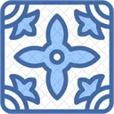 Azulejo Tradicional Textura Ícone