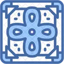 Azulejo Estrutura Piso Ícone