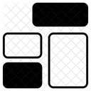 Telhas Site Wireframe Ícone