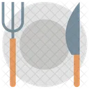 Essteller Restaurantteller Teller Symbol