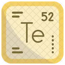 Tellurium Chemistry Periodic Table Icon