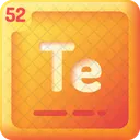 Tellurium Periodic Table Mendeleev Icon