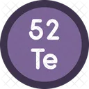 Telurio Tabla Periodica Quimica Icon