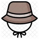 Chapeu Balde Pesca Ícone
