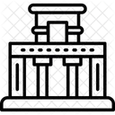 Tempel Der Fresken Mexiko Wahrzeichen Maya Tempel Symbol