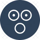 Temper Amazed Stare Emoticon Icon