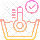 Temperatur Waschen Messen Symbol