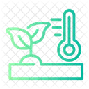 Temperatur Pflanzen Landwirtschaft Und Gartenbau Symbol