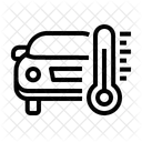 Temperatur Auto Thermometer Symbol