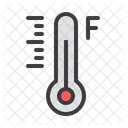 Temperatur Thermometer Ablesen Symbol