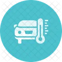 Temperatur Auto Thermometer Icon