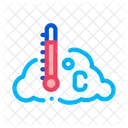 Sonne Temperatur Wind Symbol