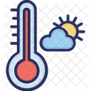 Temperatur Wolken Sonne Symbol