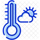 Temperatur Wolken Sonne Icon