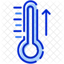 Temperatur Prognose Thermometer Icon