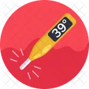 Thermometer Infektion Corona Symbol