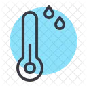 Temperatur Thermometer Luftfeuchtigkeit Symbol