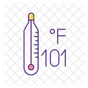 Temperatur Thermometer Fieber Icon