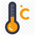 Temperatur Thermometer Quecksilber Symbol