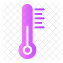 Temperatur Thermometer Heiss Symbol