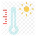 Temperatur Thermometer Heiss Symbol