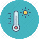 Temperatur Thermometer Heiss Icon