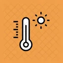 Temperatur Thermometer Heiss Icon