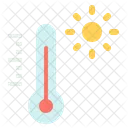 Temperatur Thermometer Heiss Icon