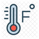 Temperatur Grad Thermometer Icon