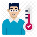 Temperaturkontrolle Thermometer Medizinische Symbol