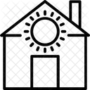 Haus Temperatur Symbol Symbol