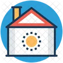 Haus Temperatur Symbol Symbol