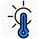 Caliente Termometro Clima Icon