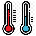 Termometro Temperatura Caliente Icono