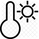 Temperatura Termometro Sol Ícone