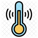 Temperatura Previsao Do Tempo Termometro Iot Smart Wifi Internet Things Ícone