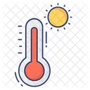 Temperatura Fahrenheit Calor Icono