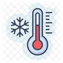 Temperatura Frio Termometro Ícone