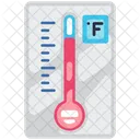 Temperatura Fahrenheit Termometro Ícone