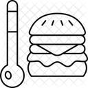 Temperatura Alimentos Tratamiento Icono