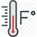 Temperatura Fahrenheit Tiempo Icono