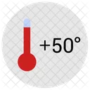 Temperatura Condizione Caldo Icon